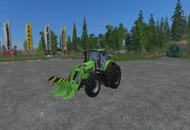 Deutz Fahr 7250 TTV Dual Wheel WIth Front Loader V1