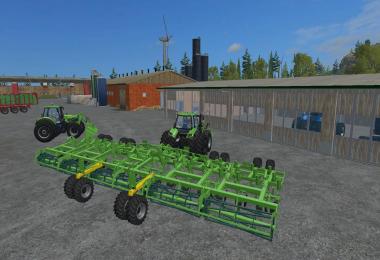 Deutz Fahr 7250 TTV Dual Wheel WIth Front Loader V1