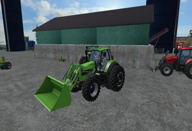 Deutz Fahr 7250 TTV Dual Wheel WIth Front Loader V1