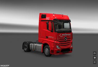 HUDOS s.r.o. company skin for MB ACTROS MPIV