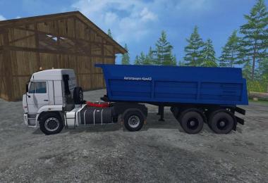 Kamaz and Trailer Set v1.0