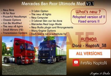 Mercedes Benz Axor Ultimate Mod Update