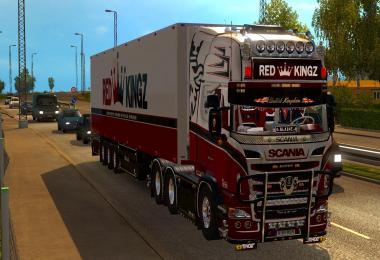 Scania R620 RED KINGZ Combo 1.18