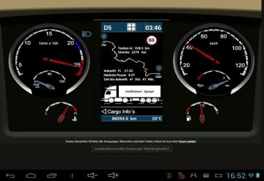 Scania Streamline V8 Dashboard v0.3.0 Beta