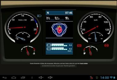 Scania Streamline V8 Dashboard v0.3.0 Beta