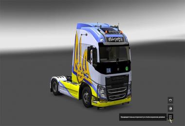 Ukraine National Color for Volvo 2012-2013 (ohaha)