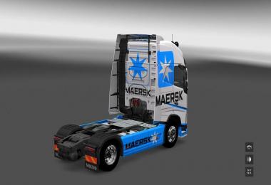 Volvo FH 2012 Maersk Line Skin