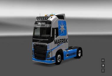 Volvo FH 2012 Maersk Line Skin