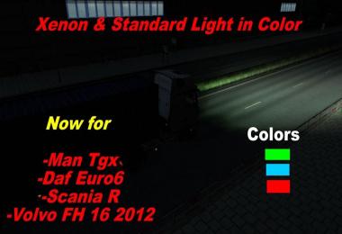 Xenon and Standard Light Color