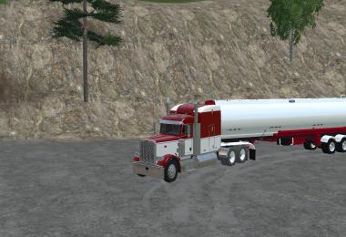 Peterbilt 388 Red/White v1