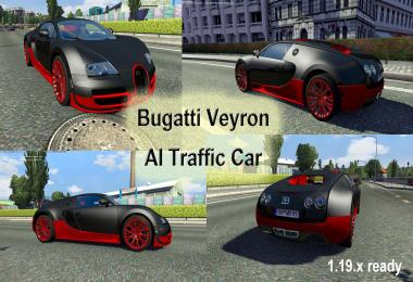 Bugatti Veyron AI Traffic Car for 1.19.x