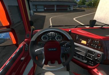 DAF XF Euro 6 Red Leather Interior