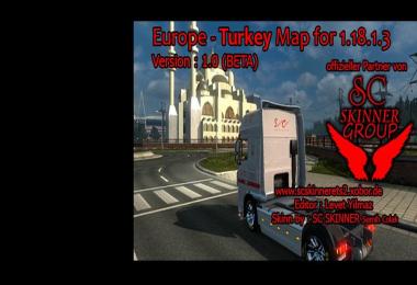 Europe – Turkey Map v1.0 BETA