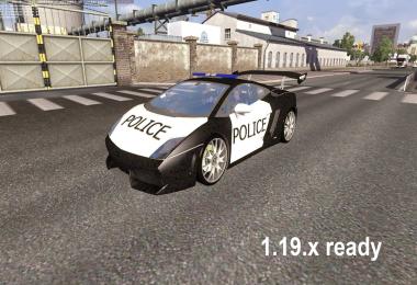 Lamborghini Police AI Traffic Car for 1.19.x