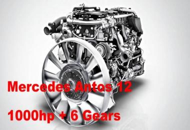 Mercedes Antos 12 1000 hp + 6 gears