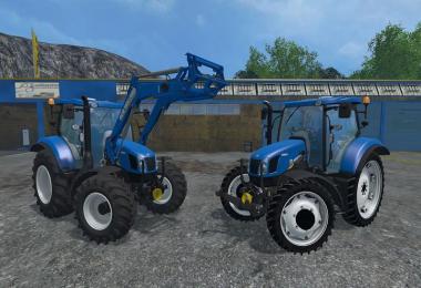 New Holland T6.160 replaceable tires v1.05