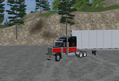 Peterbilt 388 Black/Red v1