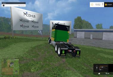 Peterbilt 3881 John Deere semi v1.1