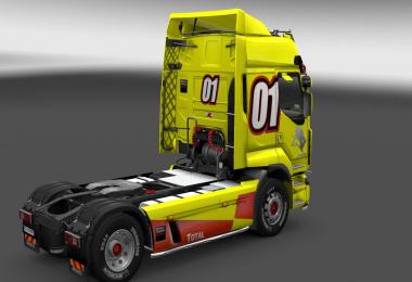 Renault Premium Racing Yellow Skin