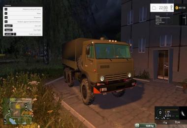 RUS Kamaz military truck v1.1