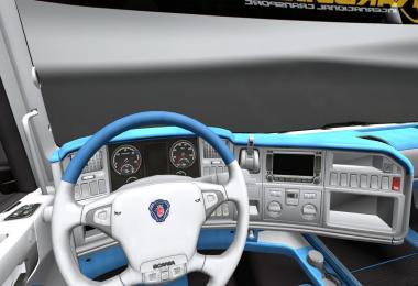 Scania Blue and white interior 1.19