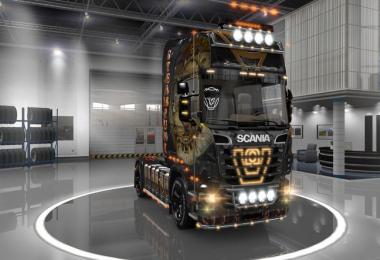 Scania R steampunk skin v1.0