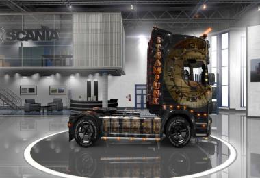 Scania R steampunk skin v1.0