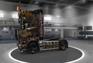 Scania R steampunk skin v1.0