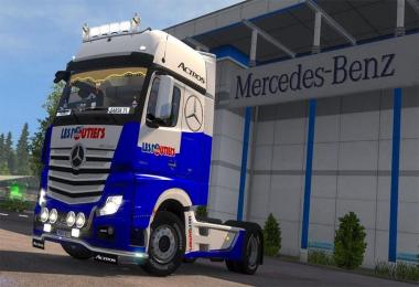 Skin Mercedes Actros MPIV Les Routiers sont sympa SCS model