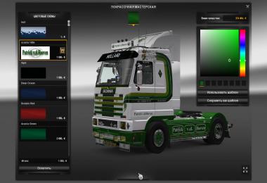 Skin-pack Patrick v.d. Hoeven for Scania 143M by Ekualizer