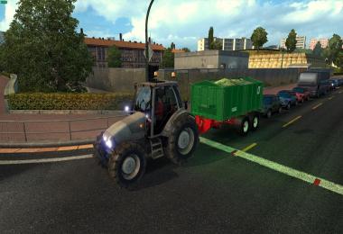 Tractor and Trailers in Traffic