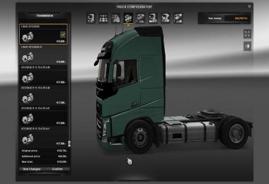 Volvo FH 2013 Gearboxes v1.1