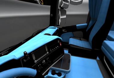 Scania blue and white interior 1.19