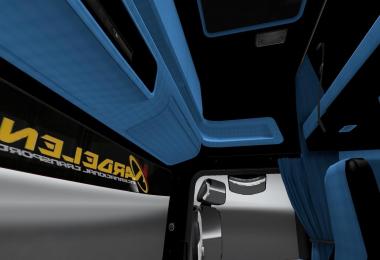 Scania blue and white interior 1.19