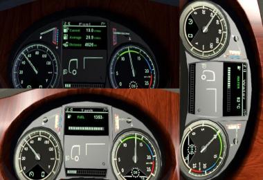 DAF XF Euro 6 Dashboard v1.3