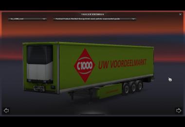 Dutch supermarket trailer pack