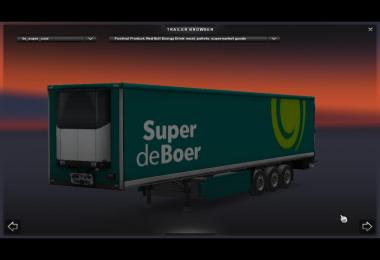 Dutch supermarket trailer pack