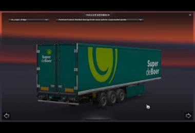 Dutch supermarket trailer pack