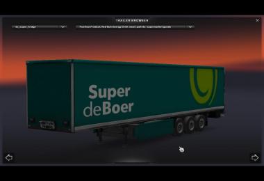 Dutch supermarket trailer pack