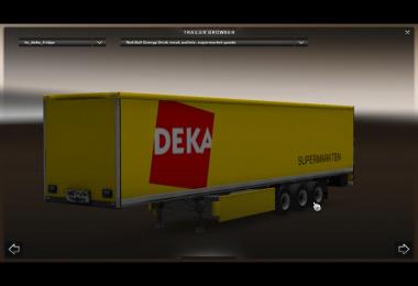 Dutch supermarket trailer pack