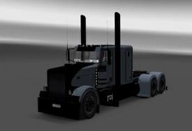 Grey/black matt Skin for modified Peterbilt 389