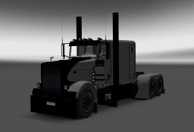 Grey/black matt Skin for modified Peterbilt 389