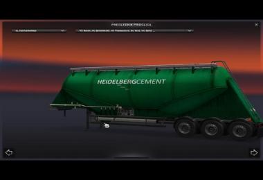 Heidelberg Cement semitrailers v1.0