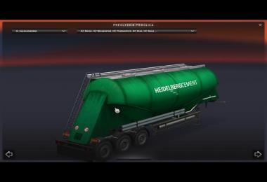 Heidelberg Cement semitrailers v1.0