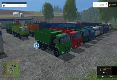 Mods Pack Kamaz + Trailer v2.0