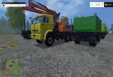 Mods Pack Kamaz + Trailer v2.0