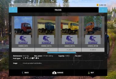 Mods Pack Kamaz + Trailer v2.0