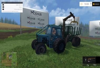 MTZ-82 + Trailer MISKINE v1.0