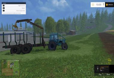 MTZ-82 + Trailer MISKINE v1.0