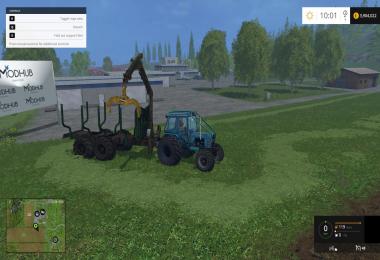 MTZ-82 + Trailer MISKINE v1.0